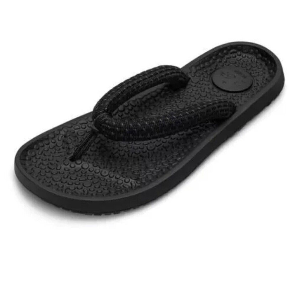 Allbirds Sugar Zeffer Natural Black 2.83 Flip Flops Womens 12 Men 10 Sandals NEW